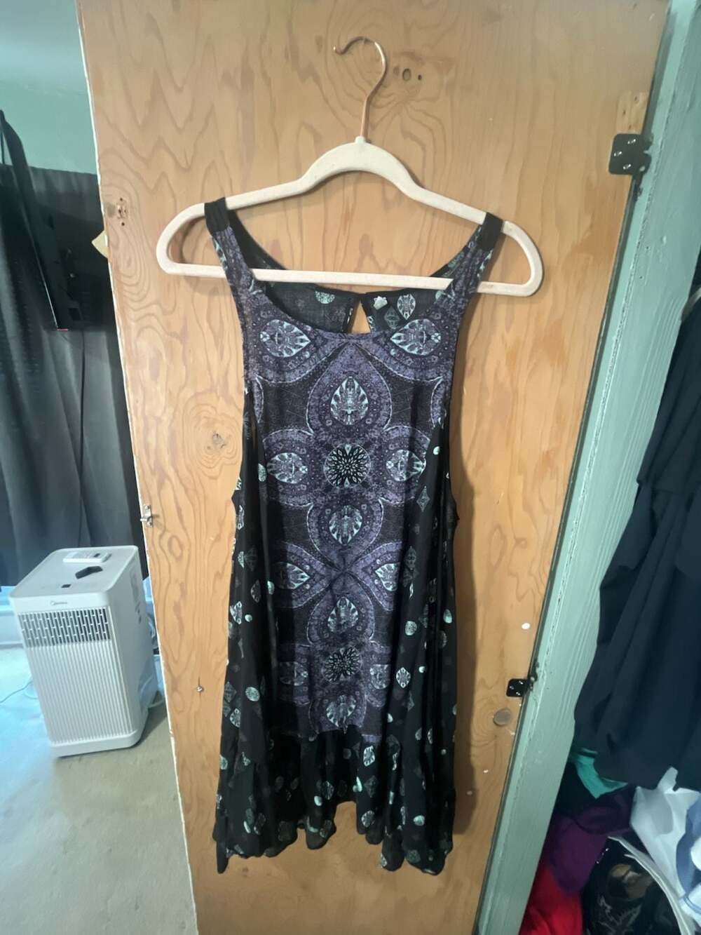 Intimately Free People Printed Sleeveless Mini Dress